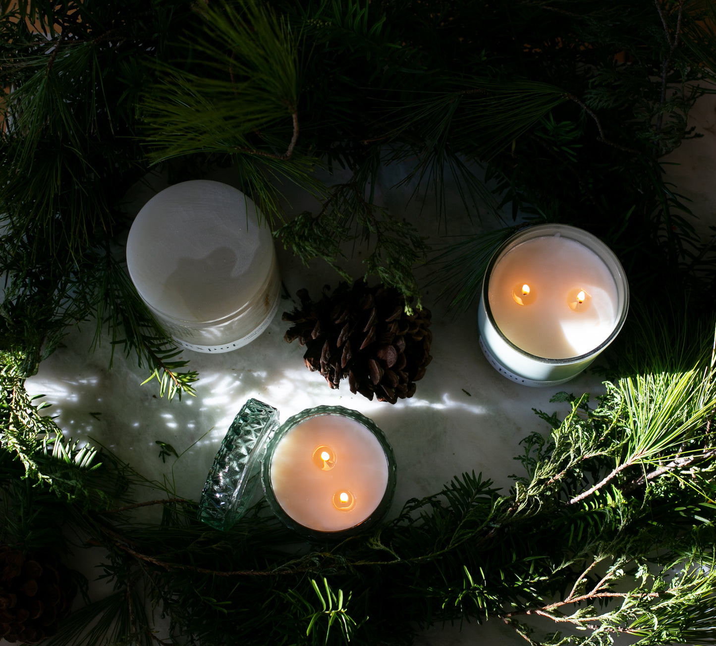 Sparkling Pine Candle