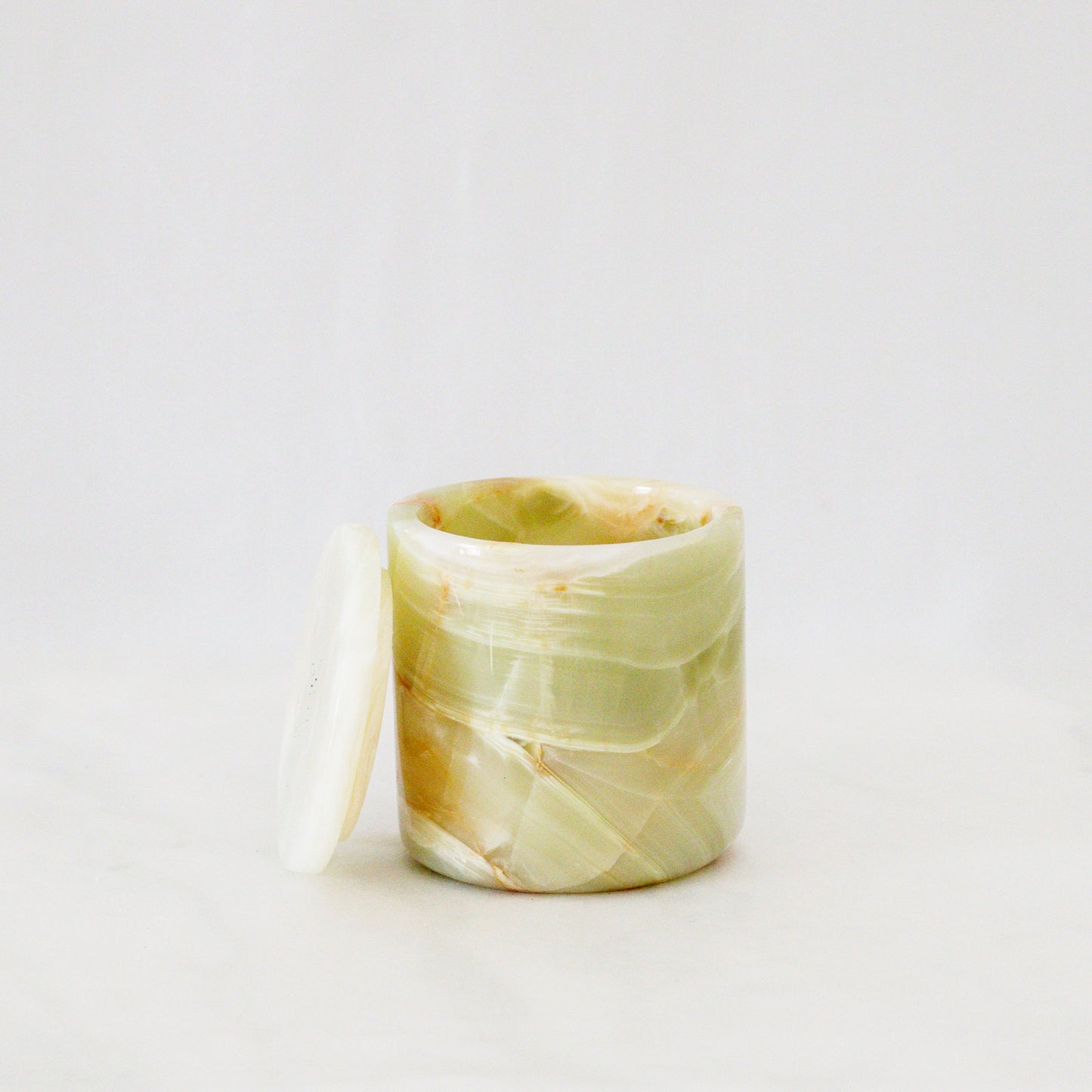 Green Onyx Candle