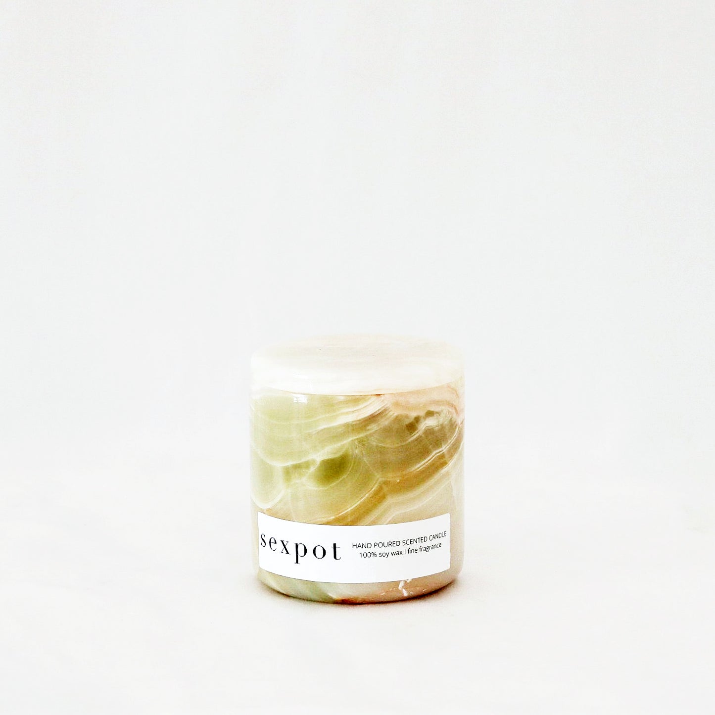 Green Onyx Candle